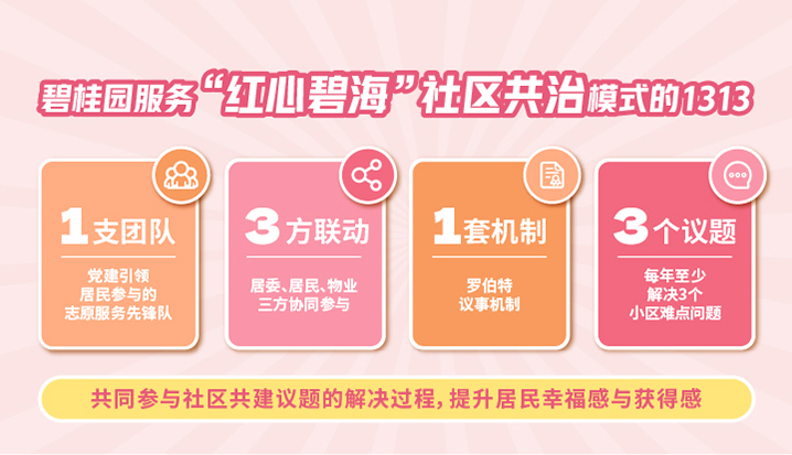 “红心碧海”社区共治模式的1313